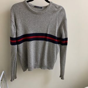brandy melville sweater with stripe